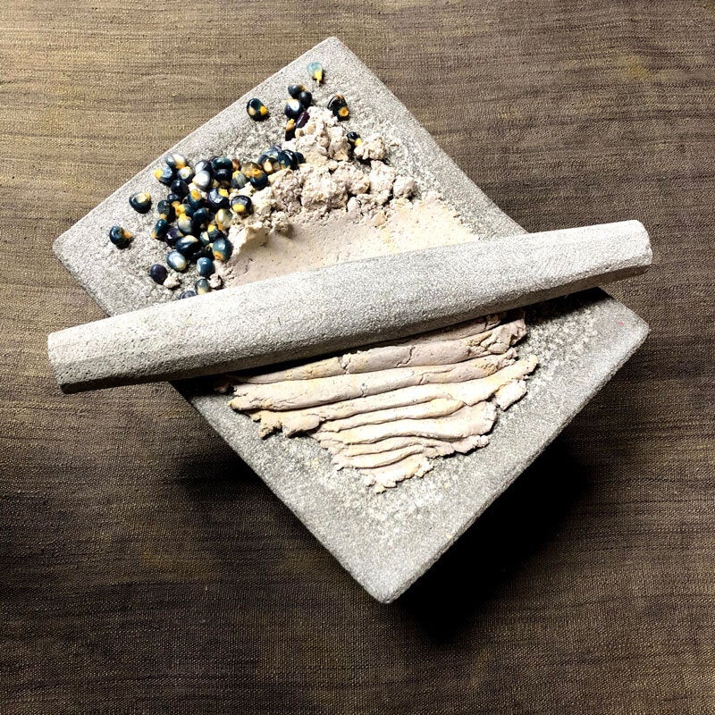 Finely-ground Blue Corn Fresh Masa | Three Sisters Nixtamal