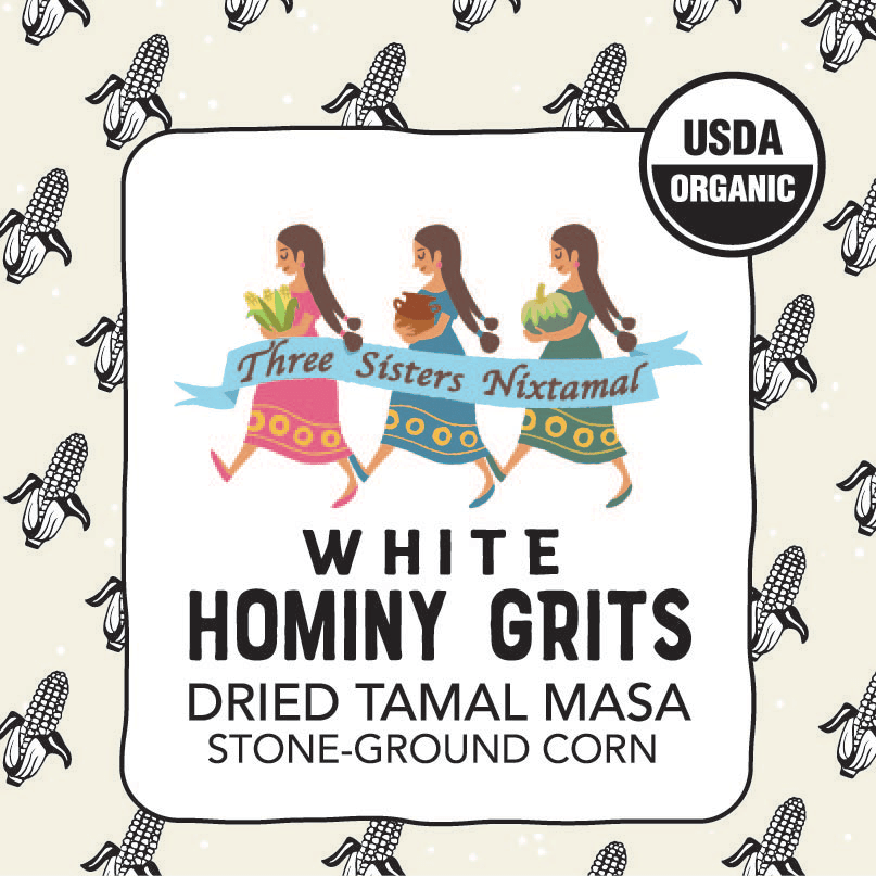 Organic White Hominy Grits